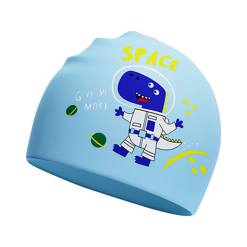 Veekindel silikoonist ujumismüts poistele tüdrukutele pikkade juustega kate Professionaalne koolitus Rannas sukeldumine Surfimütsid Multifilmi muster