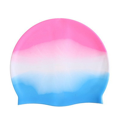 Silikoonist veekindel täiskasvanutele mõeldud ujumismüts, värviline kuivadele juustele mõeldud ujumismüts meestele, naistele, kõrvu kaitsvad ujumismütsid, ujumistarvikud