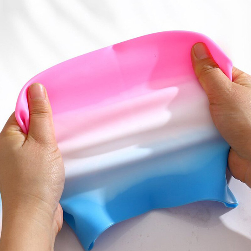 Silikoonist veekindel täiskasvanutele mõeldud ujumismüts, värviline kuivadele juustele mõeldud ujumismüts meestele, naistele, kõrvu kaitsvad ujumismütsid, ujumistarvikud