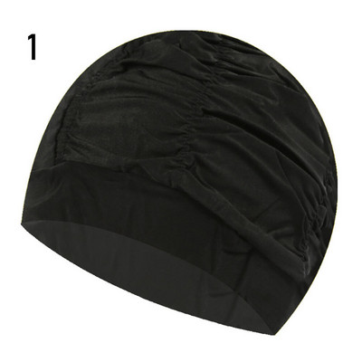 1 buc șapcă de înot imprimată cu flori de modă, păr lung, sport, piscină, pălărie de baie, turban elastic din nailon, accesoriu sportiv pentru bărbați, femei