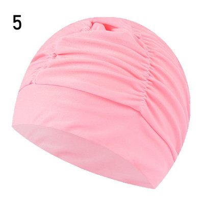1 buc șapcă de înot imprimată cu flori de modă, păr lung, sport, piscină, pălărie de baie, turban elastic din nailon, accesoriu sportiv pentru bărbați, femei