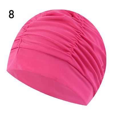 1 buc șapcă de înot imprimată cu flori de modă, păr lung, sport, piscină, pălărie de baie, turban elastic din nailon, accesoriu sportiv pentru bărbați, femei