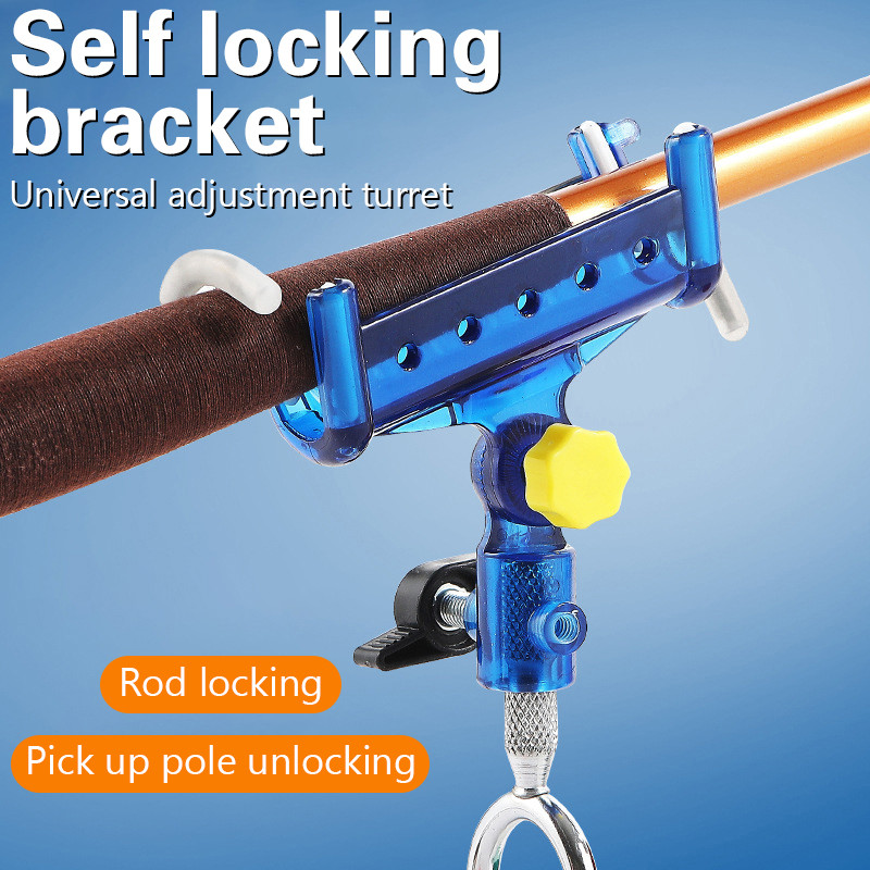 360° pasukami reguliuojami meškerės laikikliai Savaime užsifiksuojantys meškerykočių laikikliai ant žemės, meškerės stovo stovas, žuvies meškerės laikiklis