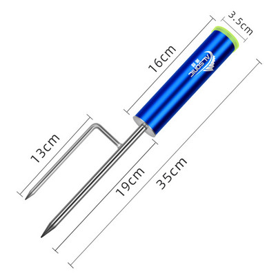 Horgászbot-tartó Horgászföldi támasztó állvány kültéri folyóparti parthoz