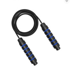 Fitnessi treeningu kaalutud käepide PVC-kattega terastraadiga, reguleeritava kiirusega hüppenöör hüppenöör