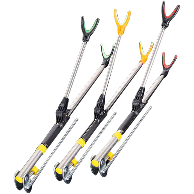 Meškerės laikiklis, stiebo stovo laikiklis, reguliuojamas lankstus, neslystantis nerūdijantis plienas