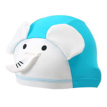 Летни шапки за плуване Противохлъзгаща се шапка с карикатура във формата на животно за деца Детски шапки Оборудване за плуване Деца Детски подарък