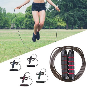 Ρουλεμάν Jump Rope Crossfit Άλμα χωρίς μπερδέματα Ρυθμιζόμενο Skipping Speed Gym Home Άσκηση Γυμναστική Προπόνηση Εξοπλισμός προπόνησης