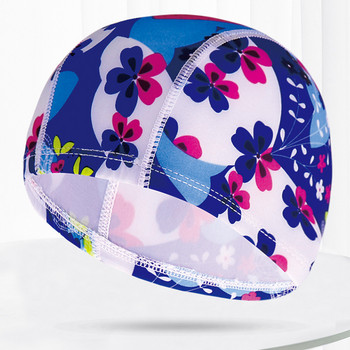 Multi Colors Prints Ανδρικά Γυναικεία Υφασμάτινο σκουφάκι κολύμβησης Πισίνα Θαλάσσια σπορ μπάνιου Ελαστικά νάιλον καπέλα Καπέλο τουρμπάνι για ενήλικες Unisex