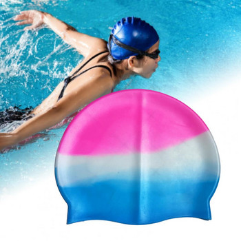 Swimming Soft Ear Protection Καπέλο μαγιό για ενήλικες γυναίκες Καπέλο μπάνιου Swimming Soft Ear Protection Καπέλο μαγιό για ενήλικες