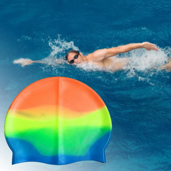 Swimming Soft Ear Protection Καπέλο μαγιό για ενήλικες γυναίκες Καπέλο μπάνιου Swimming Soft Ear Protection Καπέλο μαγιό για ενήλικες