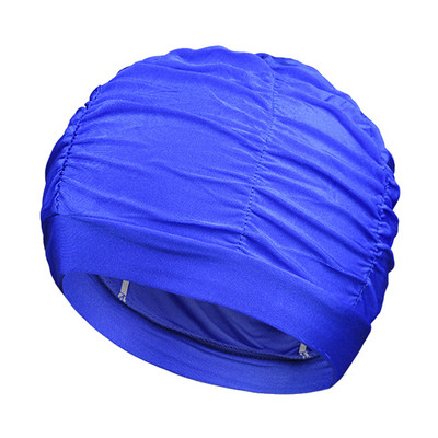 Γυναικείο σκουφάκι κολύμβησης Unisex για κορίτσι με μακριά μαλλιά Καπέλα κολύμβησης Καπέλο Stretch Drape Πισίνα Αθλητικό ελαστικό νάιλον τουρμπάνι για γυναίκες