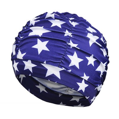 Γυναικείο σκουφάκι κολύμβησης Unisex για κορίτσι με μακριά μαλλιά Καπέλα κολύμβησης Καπέλο Stretch Drape Πισίνα Αθλητικό ελαστικό νάιλον τουρμπάνι για γυναίκες