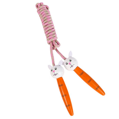 Puust käepidemetega hüppenöör lastele Hüppenöör, mis sobib hästi lastele, õpilastele