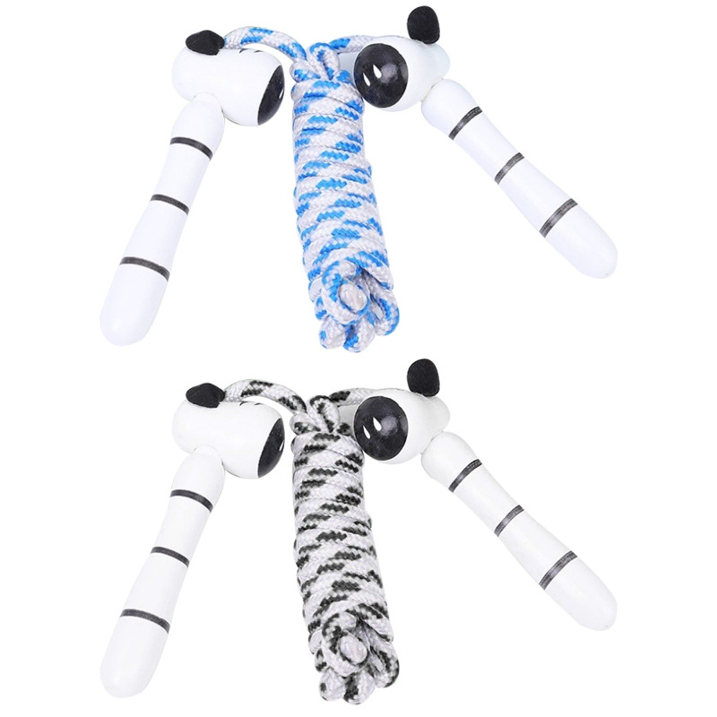 Puust käepidemetega hüppenöör lastele Hüppenöör, mis sobib hästi lastele, õpilastele