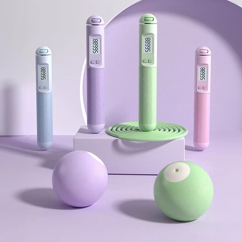 Cordless Jump Rope Ball Fitness Άσκηση βάρους Εξειδικευμένη μέτρηση βαρύτητας Ρυθμιζόμενος εξοπλισμός άσκησης στο σπίτι Προπόνηση γυμναστικής