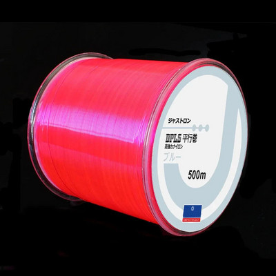 HOT 500m Nailon Linie de pescuit Super puternică 2LB - 40LB 5 culori Japonia Monofilament Linie principală Accesorii pentru linie de pescuit