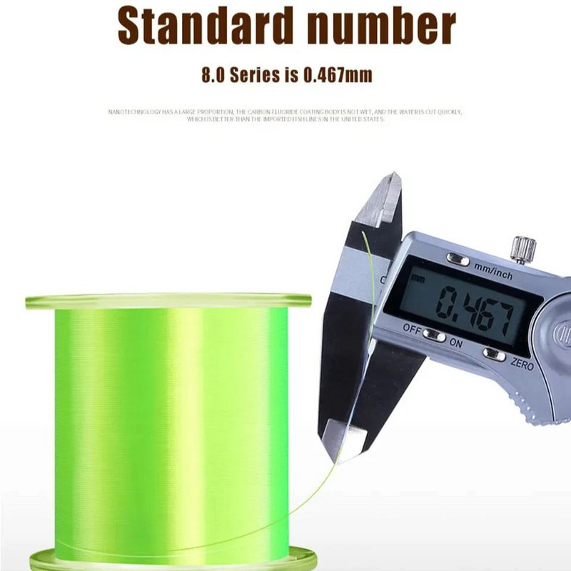 HOT 500m Nailon Linie de pescuit Super puternică 2LB - 40LB 5 culori Japonia Monofilament Linie principală Accesorii pentru linie de pescuit