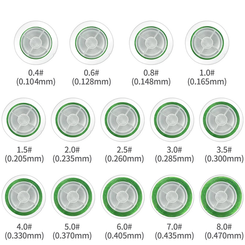 HOT 500m Nailon Linie de pescuit Super puternică 2LB - 40LB 5 culori Japonia Monofilament Linie principală Accesorii pentru linie de pescuit