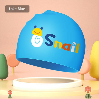 2023. aasta laste silikoonist ujumismüts poistele ja tüdrukutele, veekindel pikkade juustega kõrvaklapp, armas multifilmi ujumismüts