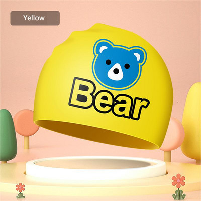 2023. aasta laste silikoonist ujumismüts poistele ja tüdrukutele, veekindel pikkade juustega kõrvaklapp, armas multifilmi ujumismüts