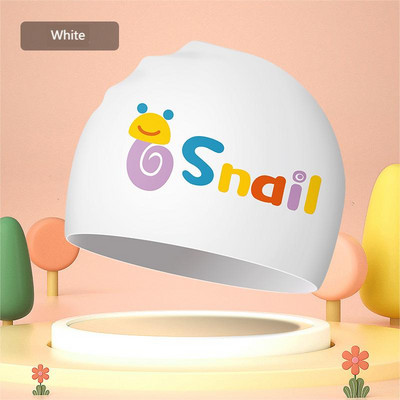 2023. aasta laste silikoonist ujumismüts poistele ja tüdrukutele, veekindel pikkade juustega kõrvaklapp, armas multifilmi ujumismüts