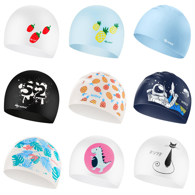 Silikoonist ujumismüts meestele ja naistele veekindel pluss tihendavad pikad juuksed värviline silikoonist ujumismüts MC889