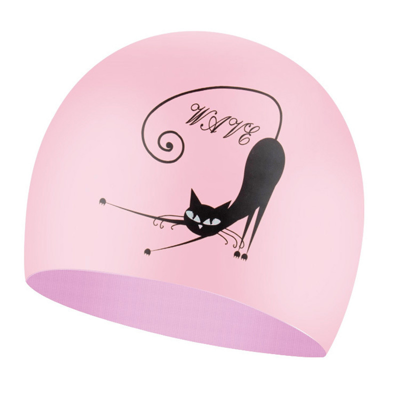Silikoonist ujumismüts meestele ja naistele veekindel pluss tihendavad pikad juuksed värviline silikoonist ujumismüts MC889
