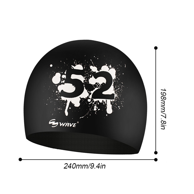 Silikoonist ujumismüts meestele ja naistele veekindel pluss tihendavad pikad juuksed värviline silikoonist ujumismüts MC889