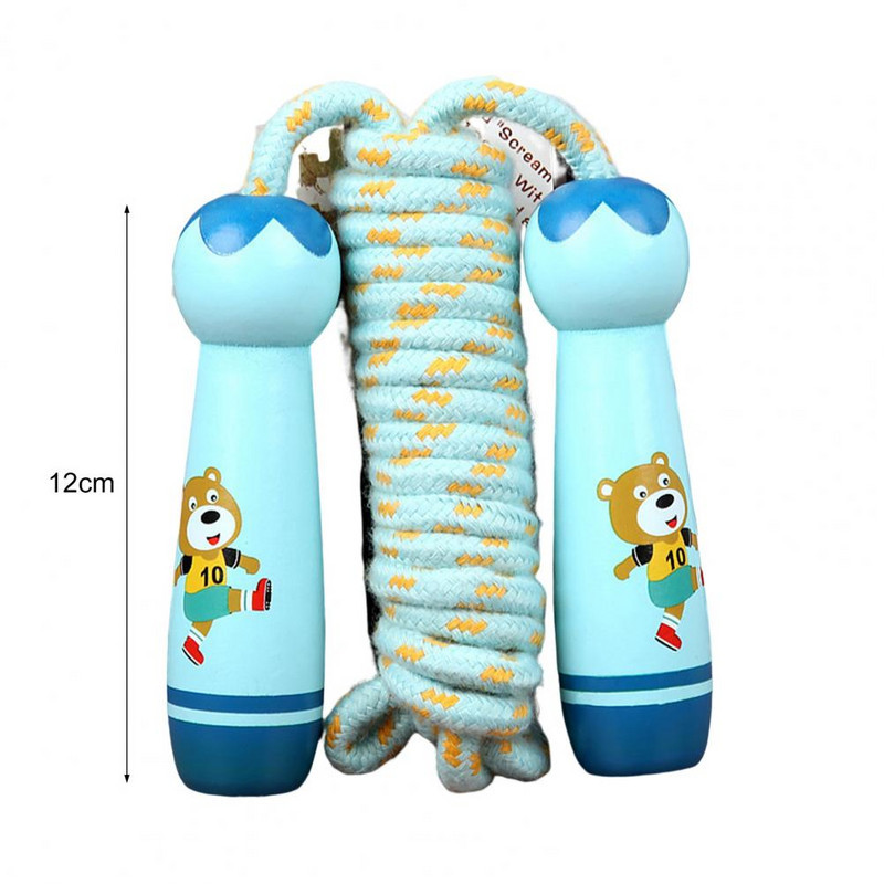 Σχοινάκι άλματος κατά του μπερδέματος Πολύχρωμη άσκηση Ενίσχυση του Συντάγματος Σχοινάκι άλματος Παιδιά Αθλητικά προμήθειες με σχοινάκι