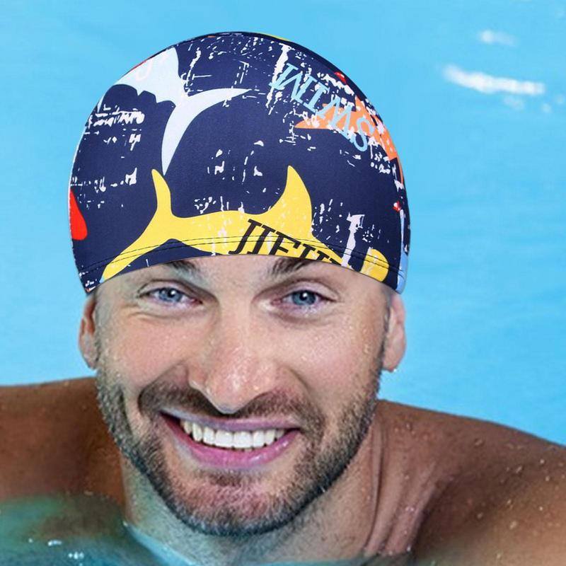 Ujumismüts meestele Quick Dry hingav Unisex ujumismüts Ujumismüts puhkuseks Kodu Hotell Bassein Rand Meestele Naised