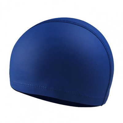 Maudymosi kepurė Aukšta elastinga vienspalvė neslystančio dizaino dirbtinės odos ausų apsauga baseino plaukimo kepurė, kepuraitė moterims
