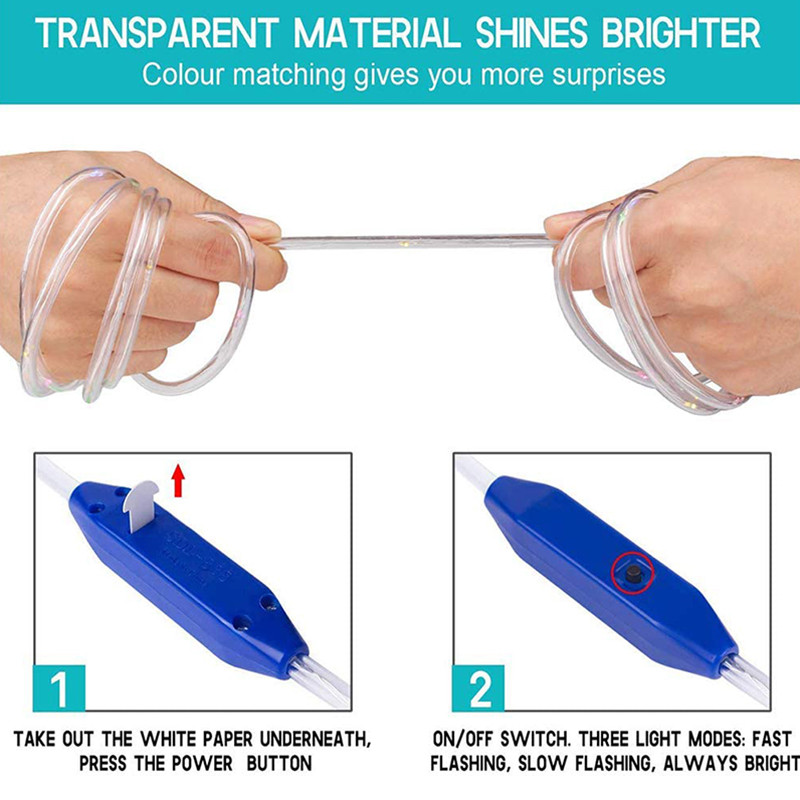 Crossfit Fitness Hüppenöörid LED-tuli Vahelejätmine Laste helendav Kodu Koolilapsed Keha Treeningköie värvid juhuslikud