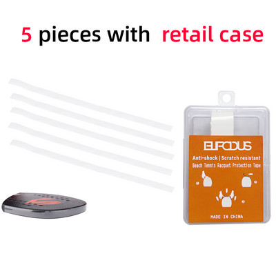 5 tk / 10 tk tennise mõla kaitseteip rannatennisereketi ülaosa raami kaitseks tarvikud Kleebised 38 cm*2,4 cm