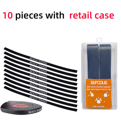 5 tk / 10 tk tennise mõla kaitseteip rannatennisereketi ülaosa raami kaitseks tarvikud Kleebised 38 cm*2,4 cm