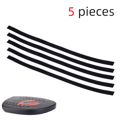 5 tk / 10 tk tennise mõla kaitseteip rannatennisereketi ülaosa raami kaitseks tarvikud Kleebised 38 cm*2,4 cm