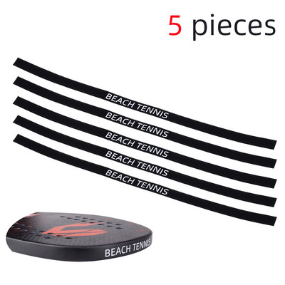 5 tk / 10 tk tennise mõla kaitseteip rannatennisereketi ülaosa raami kaitseks tarvikud Kleebised 38 cm*2,4 cm