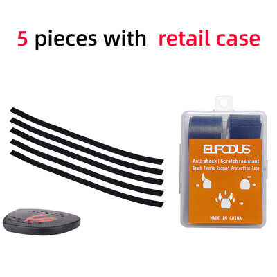 5 tk / 10 tk tennise mõla kaitseteip rannatennisereketi ülaosa raami kaitseks tarvikud Kleebised 38 cm*2,4 cm