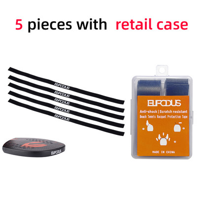 5 tk / 10 tk tennise mõla kaitseteip rannatennisereketi ülaosa raami kaitseks tarvikud Kleebised 38 cm*2,4 cm