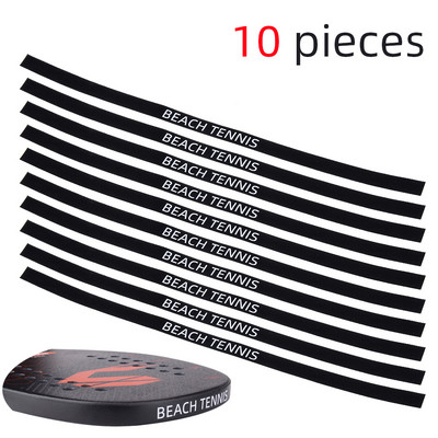 5 tk / 10 tk tennise mõla kaitseteip rannatennisereketi ülaosa raami kaitseks tarvikud Kleebised 38 cm*2,4 cm