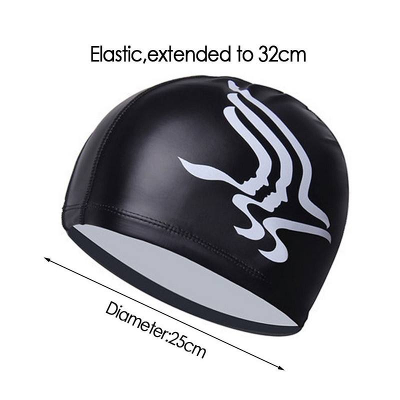 Uued meeste naiste elastsed nailonist ujumismütsid Kõrvakaitsed, pikkade juustega ujumismütsid, basseini kuum müük Üliõhukesed ujumismütsid Spordirõivad