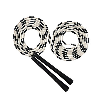 10 láb 9 láb trükkök Készségek ugrás Ugrás kihagyás Kötél PVC bambusz kezdő Puha Gyöngyös gyöngyfűző gyöngyök alapvető gubanc mentes Szegmentált Fitness