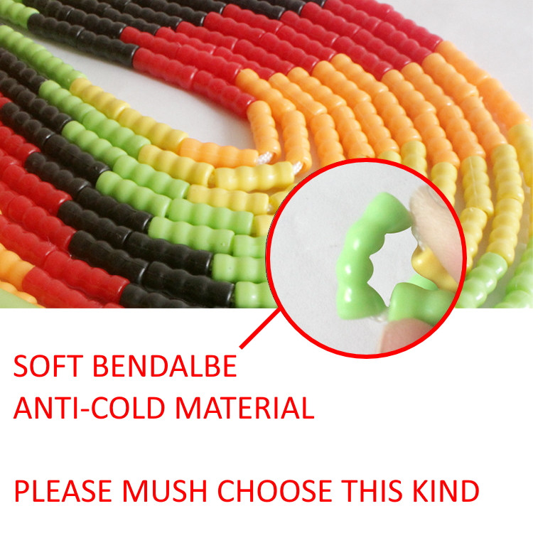 10 láb 9 láb trükkök Készségek ugrás Ugrás kihagyás Kötél PVC bambusz kezdő Puha Gyöngyös gyöngyfűző gyöngyök alapvető gubanc mentes Szegmentált Fitness