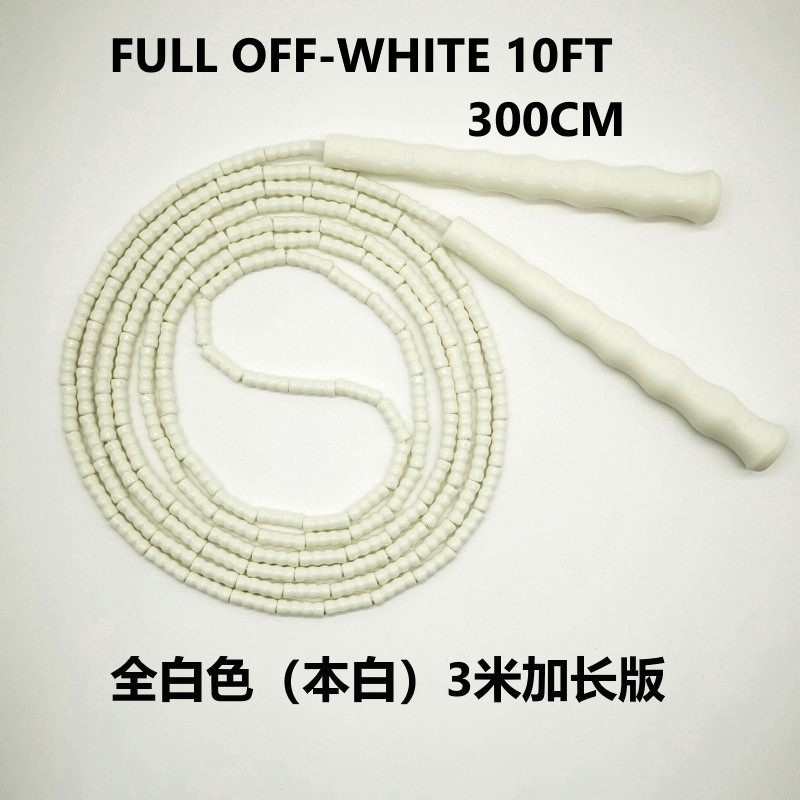 10 láb 9 láb trükkök Készségek ugrás Ugrás kihagyás Kötél PVC bambusz kezdő Puha Gyöngyös gyöngyfűző gyöngyök alapvető gubanc mentes Szegmentált Fitness