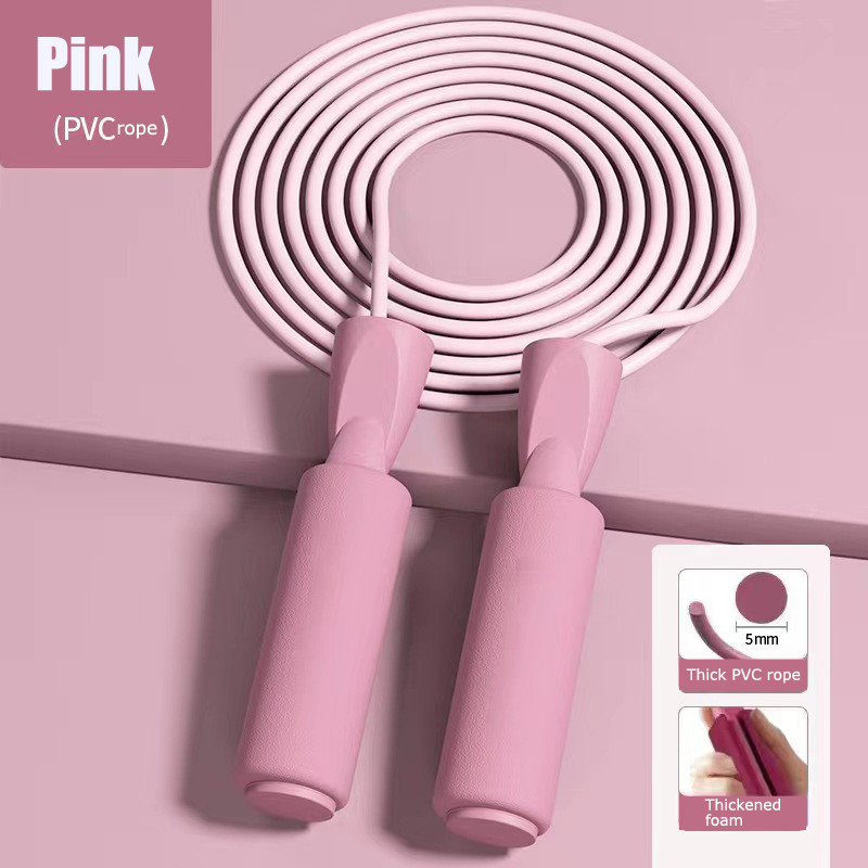 Coarda de sărit Fitness Coarda de sărit ardătoare de grăsimi lungime 2,8 m Coarda de sărit cu mâner antiderapant pentru copii adulți