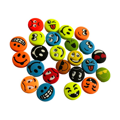 10 TK 2024 UUS Funny Faces tennisereketi amortisaator, mis vähendab tennisereketi vibratsiooni summutajaid