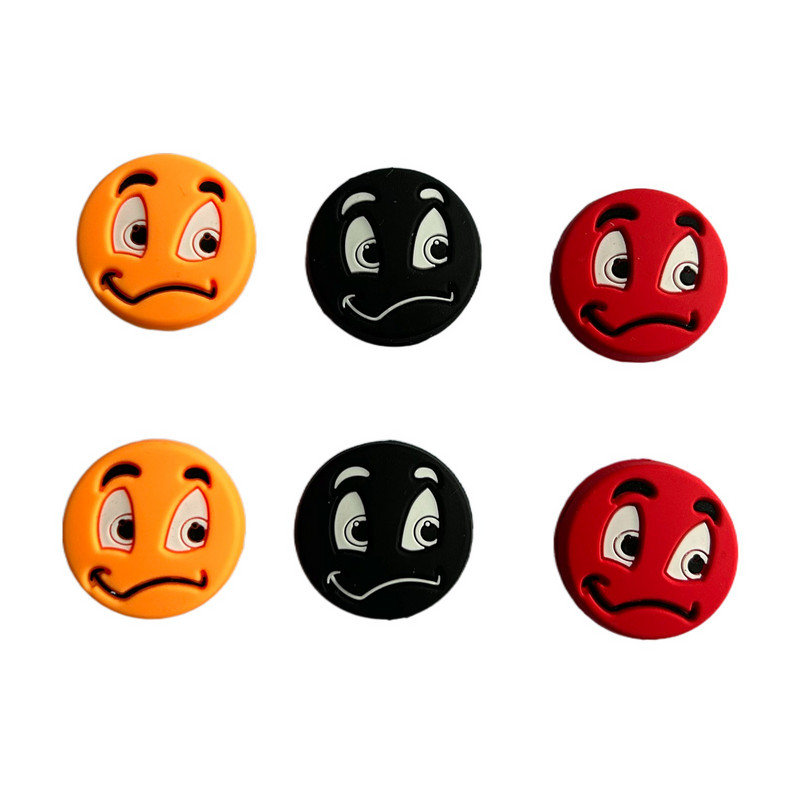 10 TK 2024 UUS Funny Faces tennisereketi amortisaator, mis vähendab tennisereketi vibratsiooni summutajaid