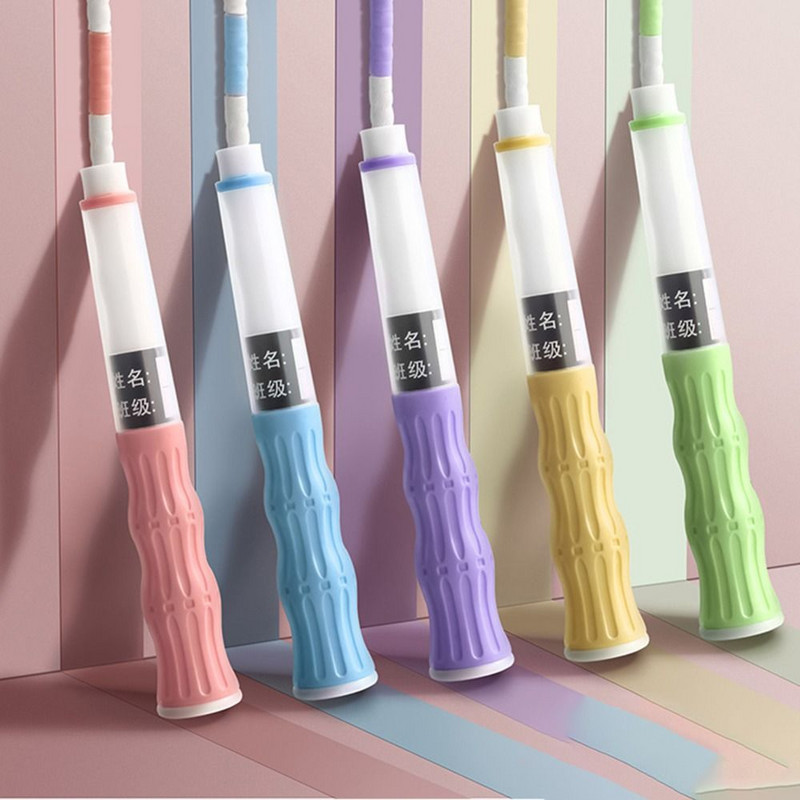 Reguleeritava pikkusega segmenteeritud fitness-hüppenöör, sõlmedeta, märgistatud pehme helmestega hüppenöör Kerge ja vastupidav