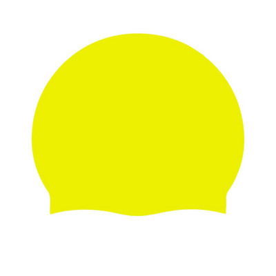 Ujumismüts täiskasvanutele Unisex veekindel mugav silikoonist müts ühevärviline kõrvakaitse veekindel pea treeniv ujumismüts