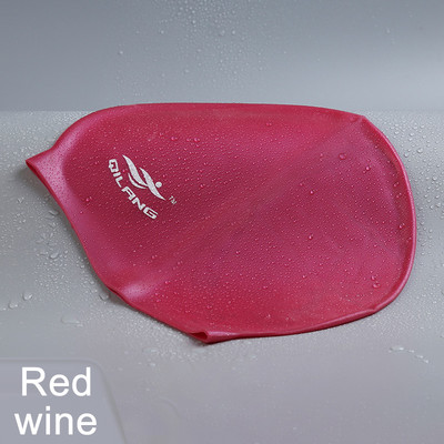 1 DB szilikon úszó női férfi vízálló rugalmas gél, fül hosszú haj védő medence kalaphuzat felnőtt gyermekek számára